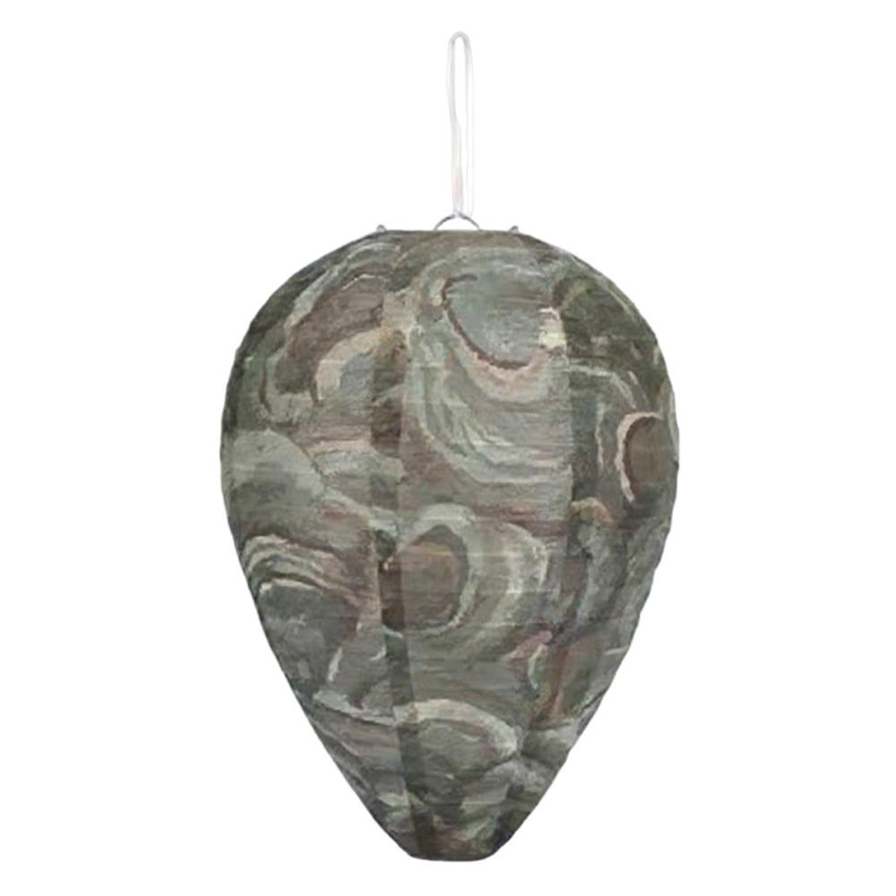 Realistic Waterproof Courtyard lantern Non-Toxic Plastic Wasp Nest Decoy Paper Hanging Fake Wasp Nest Drive Insects