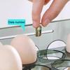 Dreistufiger Eierorganizer für den Kühlschrank Eieraufbewahrungsbox mit Datumsanzeige Eierregal für 30 Eier oder 18 Eier für den Kühlschrank