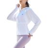 Fila Ice Silk Cooling Waist-Defining Breathable Sun Protection Clothing Women Tops Jade-White A51W421505AWT