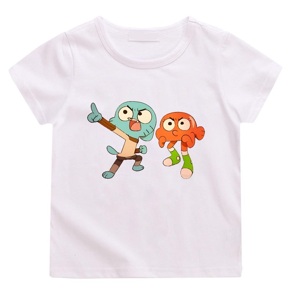 The Wonderfully Weird World of Gumball T Shirt 100%cotton High Quality T Shirts Funny Music Boys Tee Shirt Sirena Clothes Summer Tops Anime T-shirt