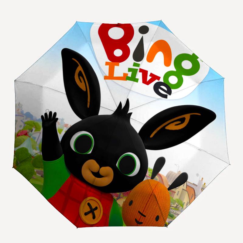 1pc Bing Bunny4 Umbrella, Sun Protection, And UV Shielding. It Has Eight Sturdy Ribs for Outdoor Use And Perfect Gift