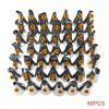 Pack of 48 Cake Piping Tips Stainless Steel Pastry Cupcake Icing Nozzles Tools Professional Beginner for Household Bakery