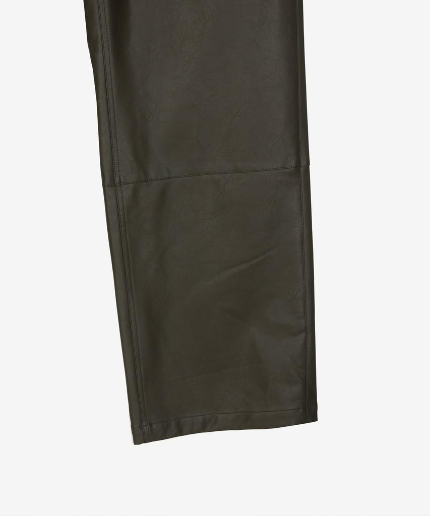 MINDBRIDGE [Hoite] Wide Leather Pants
