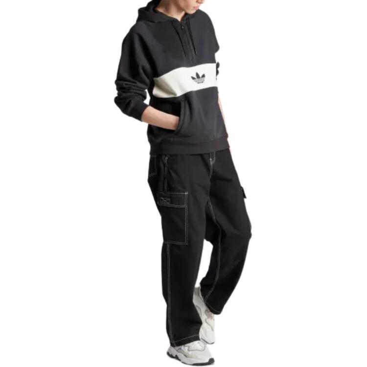 adidas Originals HACK NY Sudaderas CUTLINE para Hombre Negras con Capucha Moderada Regular IP9488