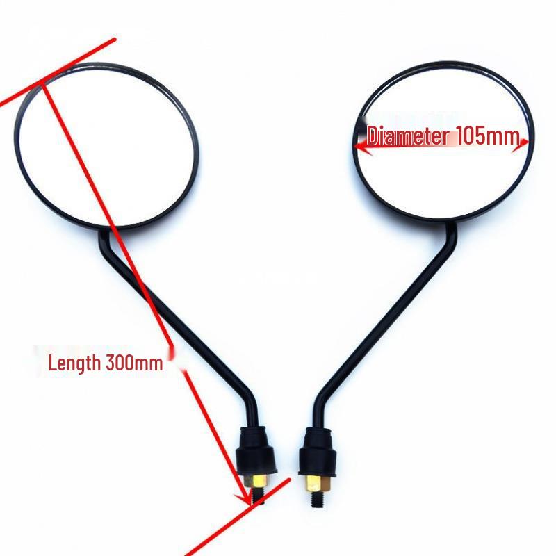 Reflective Rearview Mirror for Electric Scooter, Compatible with Tailing Limaxiaodao & Aima, 8mm Thread