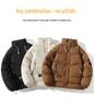 Men's Graphene Heated Cotton Coat – Windproof, Warm, Cold-Resistant Jacket for Autumn and Winter