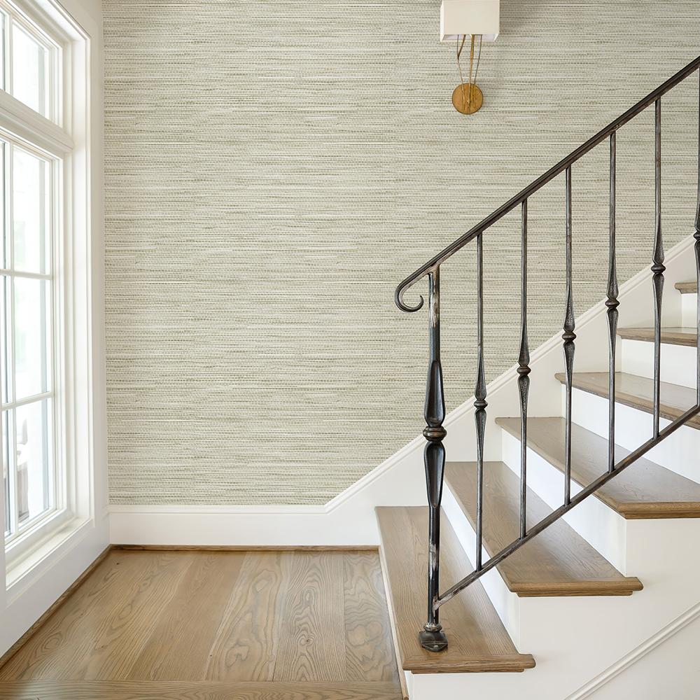 Texture Feel Light Yellow Straw Fabric Wallpaper Retro Simple Wall Decor Furniture Renovation Stickers PVC Waterproof Wallpaper