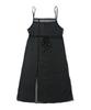 Cargo Bros For Woman See-Through Slip Layered Dress (Black)