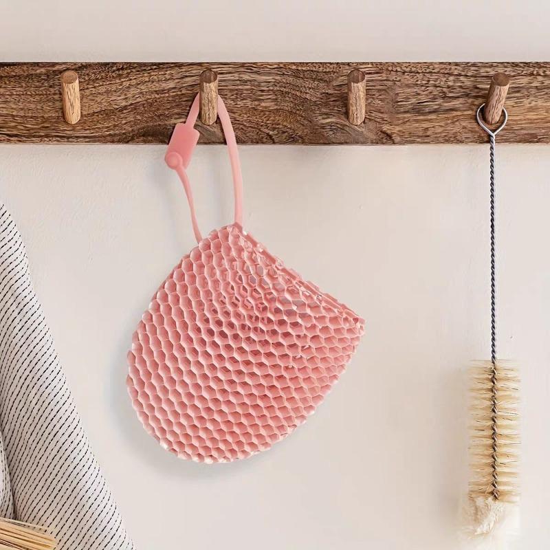 Honeycomb Exfoliating Shower Finger Caps Bath Mitt Breathable Odorless Body Scrubber Skin Care Cleansing Tool Multi-Color
