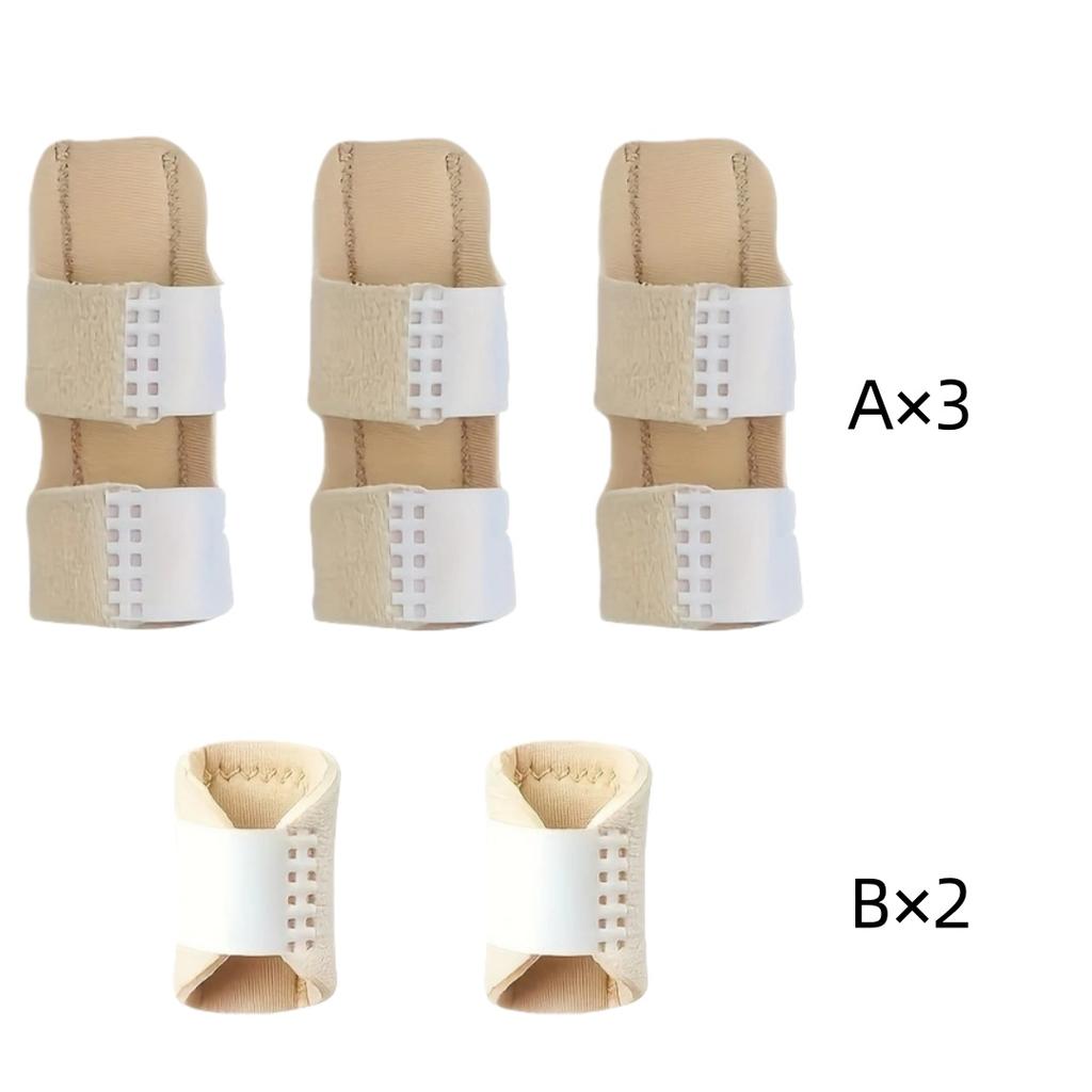 5 Stück/Set Verstellbare Fingerimmobilisierungsbänder Triggerfinger Fixierungsbänder Fingerschiene Fingerstützen Fingerstütz-Set