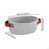 Small Storage Basket Shelf Organizer Multipurpose for Organizing Desktop Sundries Woven