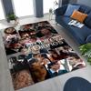 Tapis 3D Damon Salvatore The Vampire Diaries pour Chambre à Coucher Salon Canapé Maison Paillasson Décoration, Grand Tapis de Sol Antidérapant pour Jouer