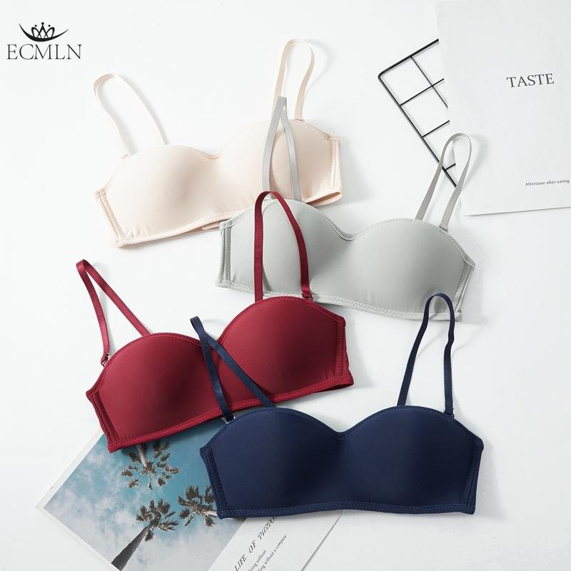 Sømløs BH Push-up BH Stroppeløs Sklisikker Usynlig Sexy Trådløs Bralette-BH