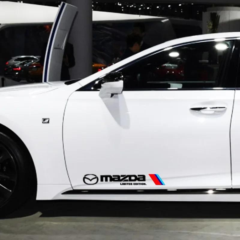Autosticker Auto Seitentür Aufkleber Abzeichen Decal Dekoration für Mazda 3 CX3 CX4 CX5 CX7 CX8 CX9 CX30 RX7 Atenza Axela Zubehör