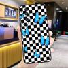 Checkerboard Sunflower For Honor Magic 6 7 8 Pro Case For Honor 90 70 50 Lite 400 200 X8c X8b X9a X9b X9c X9d Win RT
