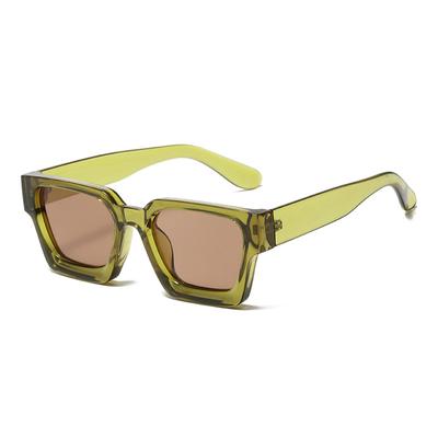 Square Sunglasses for Women Latest Fashion Blue Punk Sun Eyeglasses Men Classic Vintage Green Sunglasses UV400 Female Retro Eyewear Gafas De Sol