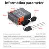 Soil Humidity Monitor Meter Hygrometer AC110V-220V Soil Humidity Controller Digital Display Soil Thermoregulator For Greenhouse