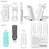 Portable USB Rechargeable Mini LED Book Light Clip with Eye Protection