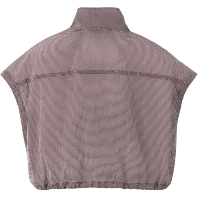 UGG Solid Color Chest Pocket Sleeveless Short Vest Women Vests Sweet-Plum 1167380-SGRP