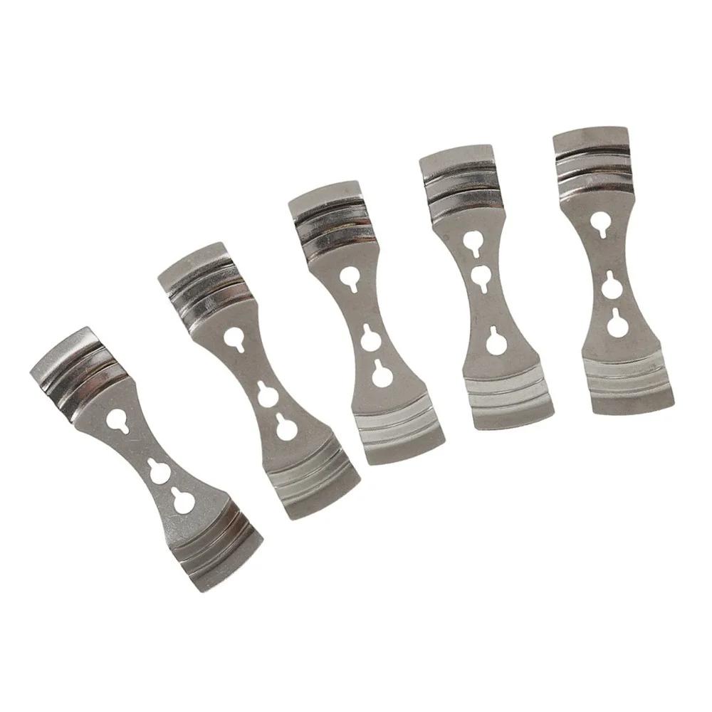 5 Stück Metall Kerzendocht Halter Zentrierhilfe mit drei Löchern DIY Kerzenherstellungszubehör Kerzendocht-Clip