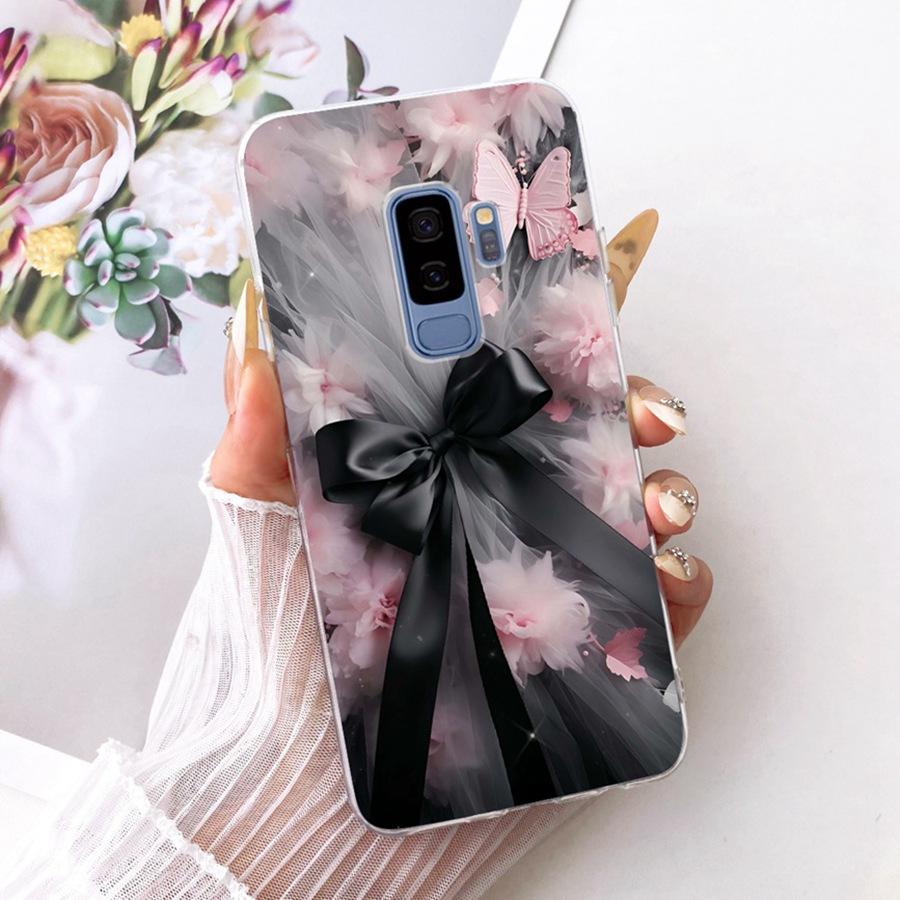 For Samsung Galaxy S9+ Case Soft Silicone Protective transparent Fashion Phone Case For SamsungS9 S 9 Plus Clear Cover Coque