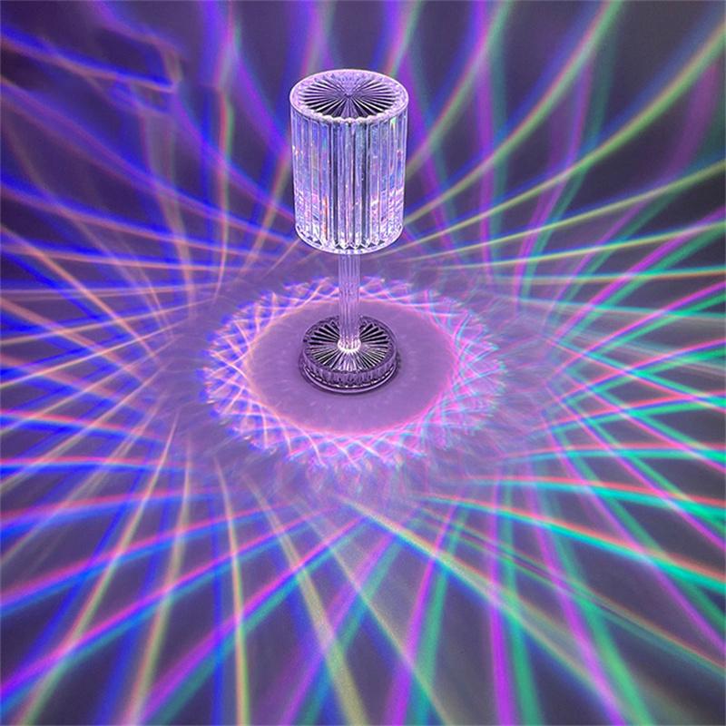 USB Charging Touch Sensing Desk Lamp Online Celebrity Bedside Romantic Atmosphere Lamp Acrylic Remote Control Line Light