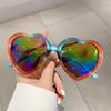 UV400 Glasses  Design Retro Shades Women's Eyewear Gradient Heart Sunglasses For Summer Outdoor Women
