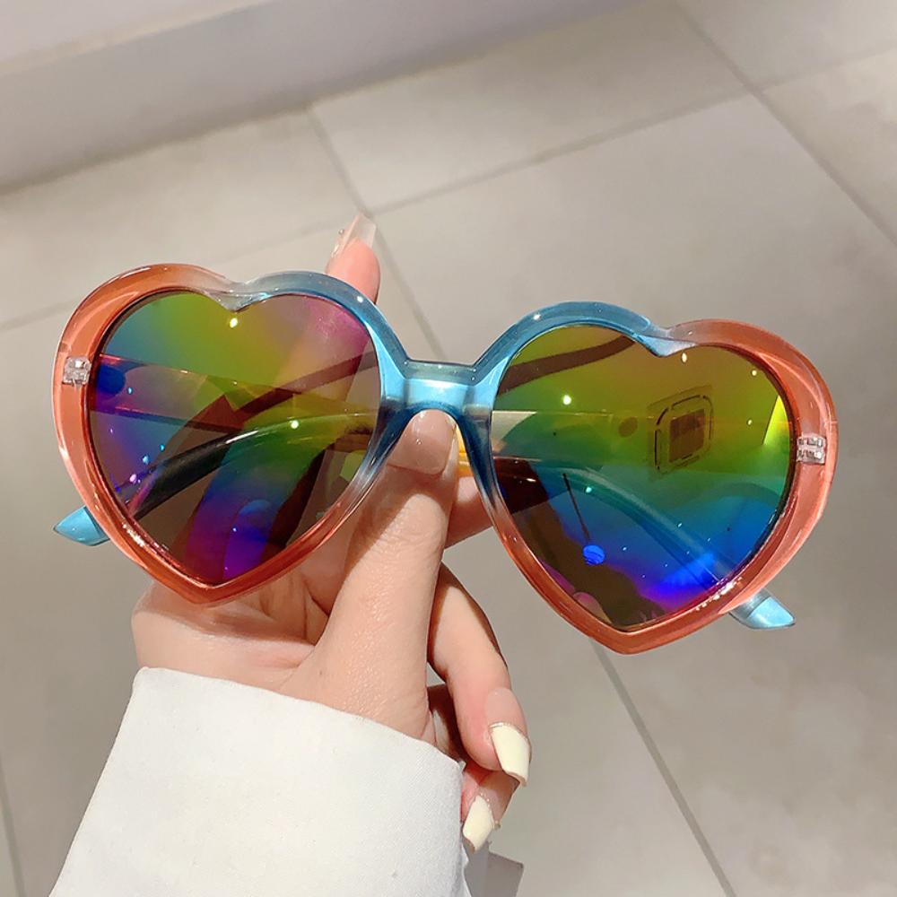 UV400 Glasses  Design Retro Shades Women's Eyewear Gradient Heart Sunglasses For Summer Outdoor Women