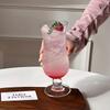 Instagram-berühmter Glasbecher, Transparenter Glas-Wasserbecher, Saftglas, Ästhetisch ansprechend, Cocktailglas, Geschenk
