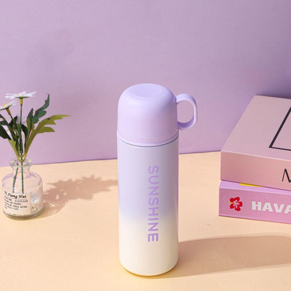 Fashion Insulation Cup 500ml Water Bottle Portable Coffee Mug  Travel