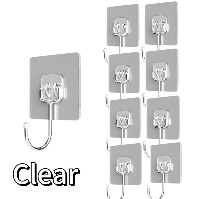 Self Adhesive Hooks Rotating Waterproof Strong Sticker Holder Wall Door Storage Hanging Hook Kitchen Bathroom Organizer