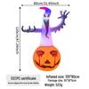 Inflatable PVC Pumpkin Ghost Tumbler Halloween Decoration