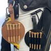 Waterproof Golf Tee Holder PU Leather Golf Tee Storage Bag Golf Stud Insert Pouch Gift for Golfer Men and Women