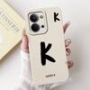 For Xiaomi Poco C85 4G Lucky Initial Letter Phone Case For Poco C85 C 85 4G Soft Silicone Shockproof Cases Bumpers