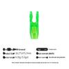 Multicolor Anti-Nail Plastic Arrow Nock with Inner Insert and Outer Wrap, Various Specifications Available.