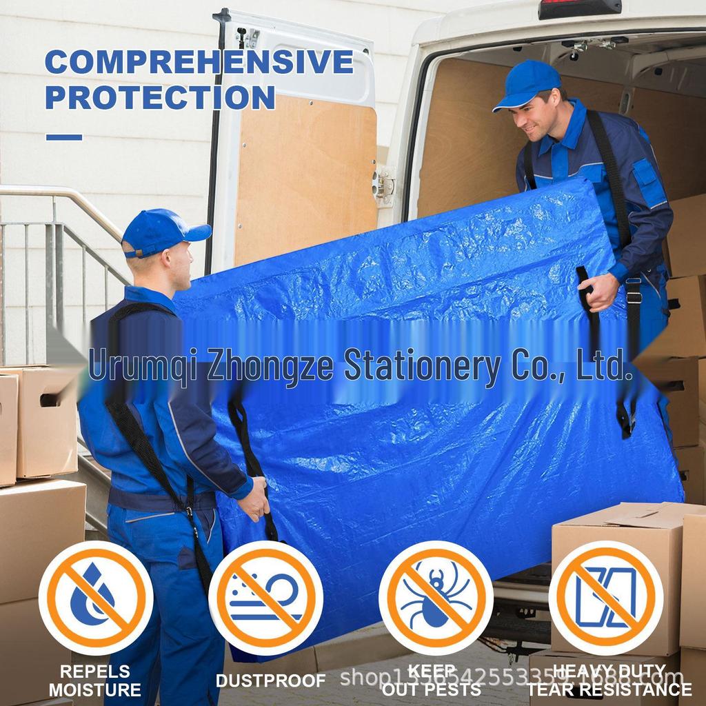 In-Stock PE Mattress Cover with 8 Handles - Durable Storage & Moving Protector