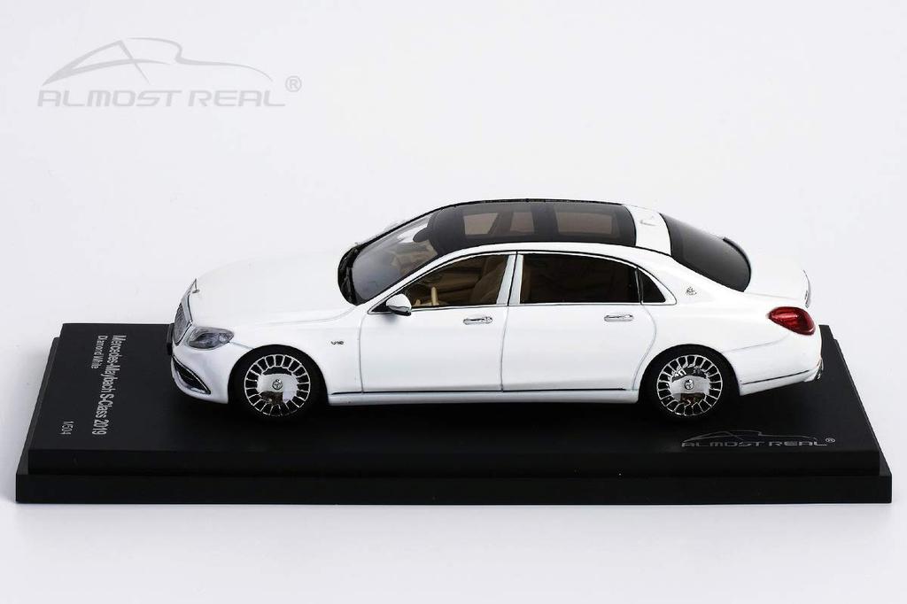 Almost Real 2019 Diamond White Scale Complete Diecast Car Mercedes-Maybach S-Class - - 1/43 (Product Number 420111)
