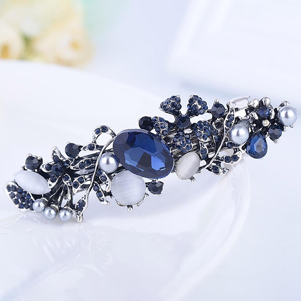 Haarspangen Kristall Strass Haarspangen Schmetterling Französische Clips Vintage Frühling Haarspangen Blumen Haarschmuck