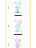 Disney Authentic Colorful Macaron Mickey Mouse Sparkling Water Series Plush Toy Pendant