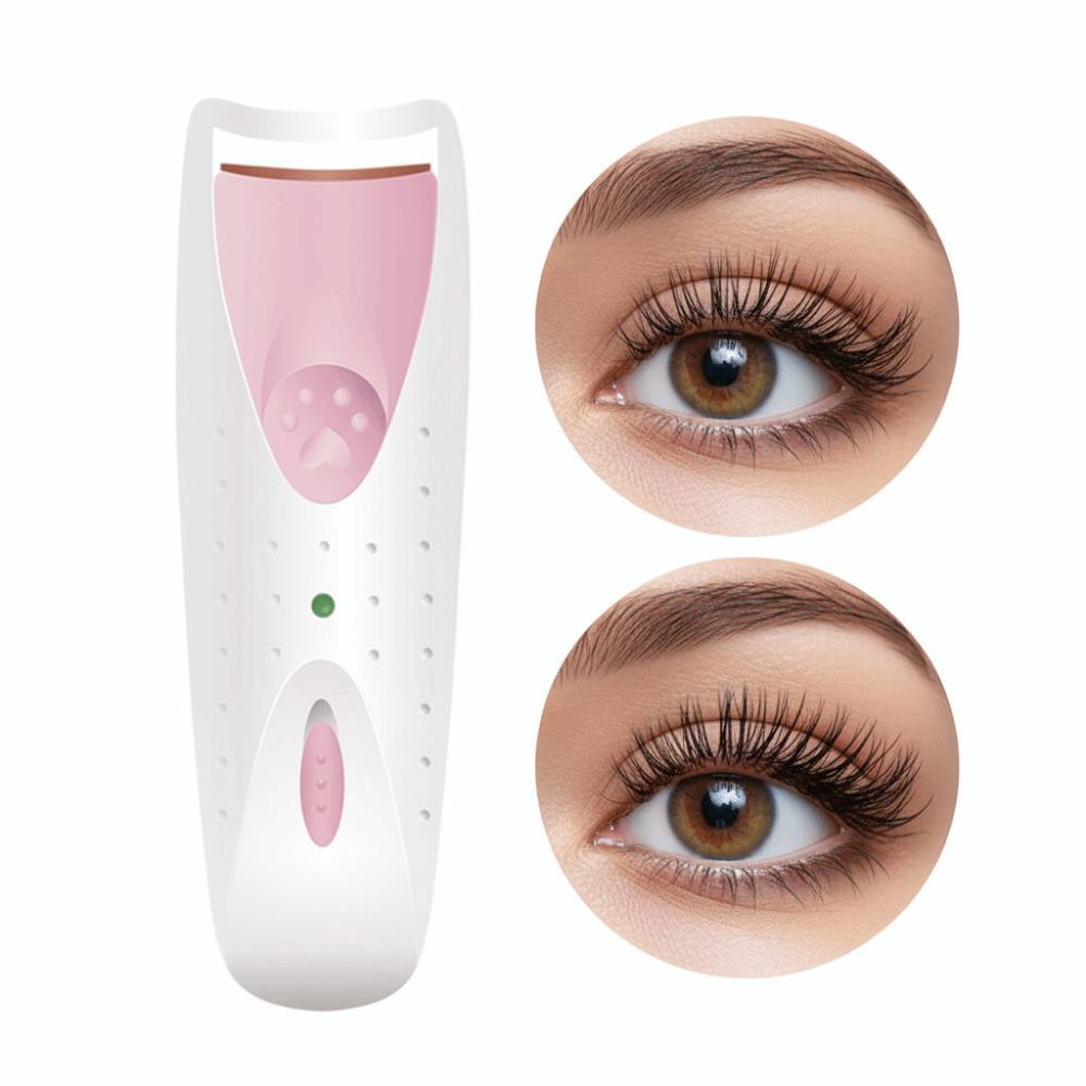 Handheld Design Heated Eyelash Curler Heated Function Electric Lash Curler  Women Beauty
