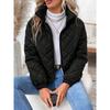 Autumn Winter New Women's Vintage Literary Cotton Puffer Coat, Casual Fashion Warm Outerwear for Crossborder