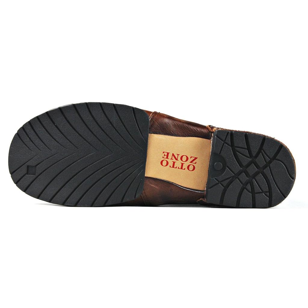 OSSTONE Herren Echtleder Chukka Mountainbike Stiefel, Größe: Herren 10.5 (M), US 44.5 (EU), Farbe: Retro Braun (OS-6015-2-retro-braun-10.5-JP-R)