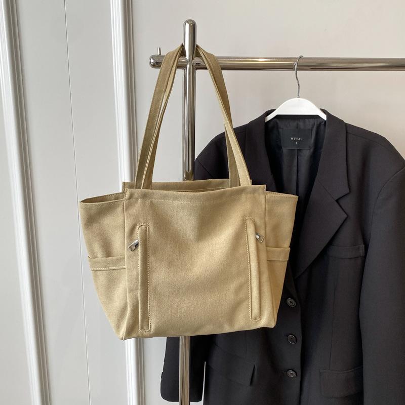 

Сумки Женская Мода Корейская Версия Повседневная Простая ins Большая Вместимость Сумка Через Плечо Дорожная Ретро Текстура Новая Сумка