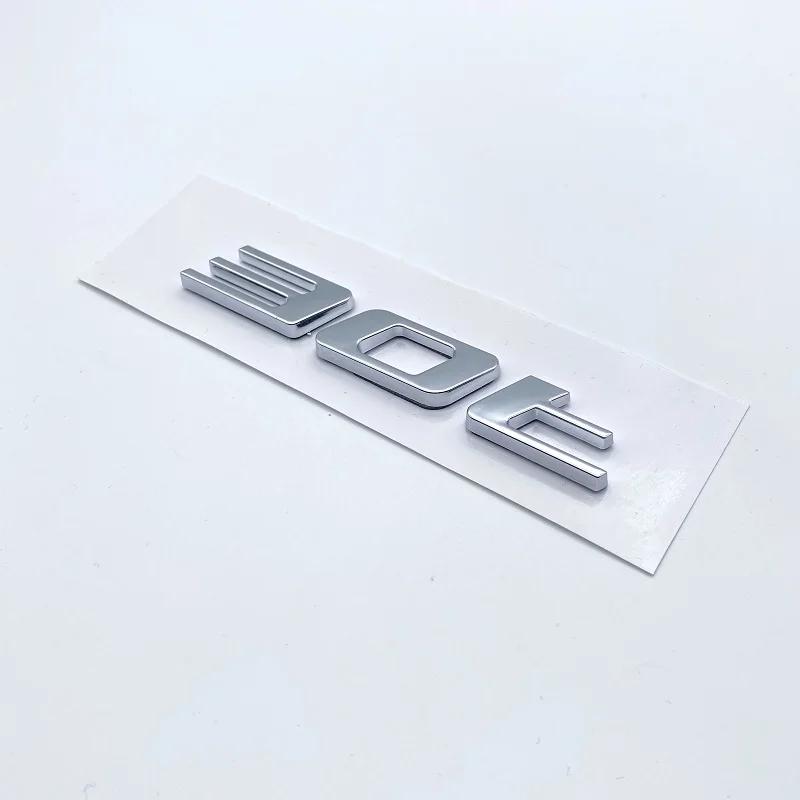 Letter Emblem Chrome Glossy Black ABS 3.0 5.0 V6 V8 20T 25T 30T 35T for Jaguar XJ F-TYPE F-PACE E-PACE Badge Fender Trunk Logo