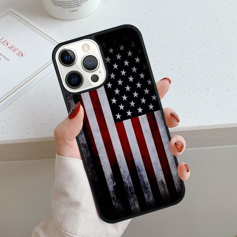 

America USA Flag Phone Case For iPhone 17 Air 11 12 13 14 15 16 16e Pro Max Cover For iPhone 17 Air Max Plus Coque Shell iPhone 11