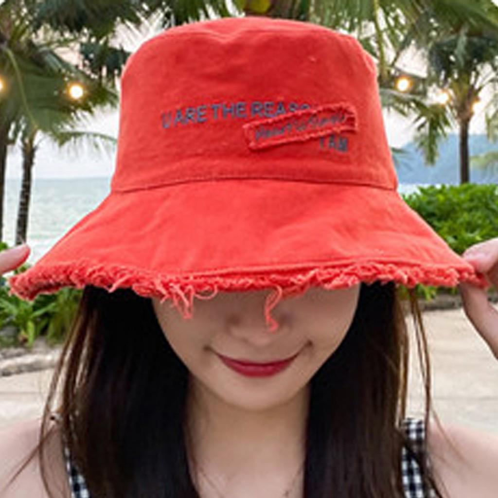 Denim Hat Elegant Beach Fisherman Hats 