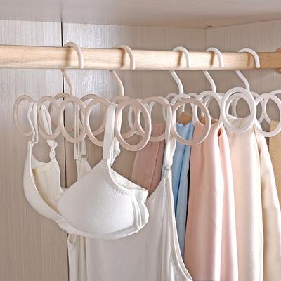 1Pc Plastic Solid Pants Hanger,Multifunctional Hanger Pants Hanger Scarf Storage Hange