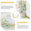 FRCOLOR White Daisy Artificial Flower 9x8 for Weddings and with Lightweight Indoor and Outdoor Decoration Wreath, inches, Parties, Ribbon, 35g,