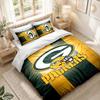 Sada povlečení 1 povlak na přikrývku 2 povlaky na polštář Potisk Green Bay Packers Ložnice Domácí dekorace