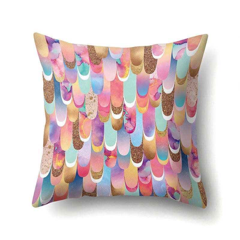 Polyester Pillowcase Automobile Decoration Home Printed Pillowcase